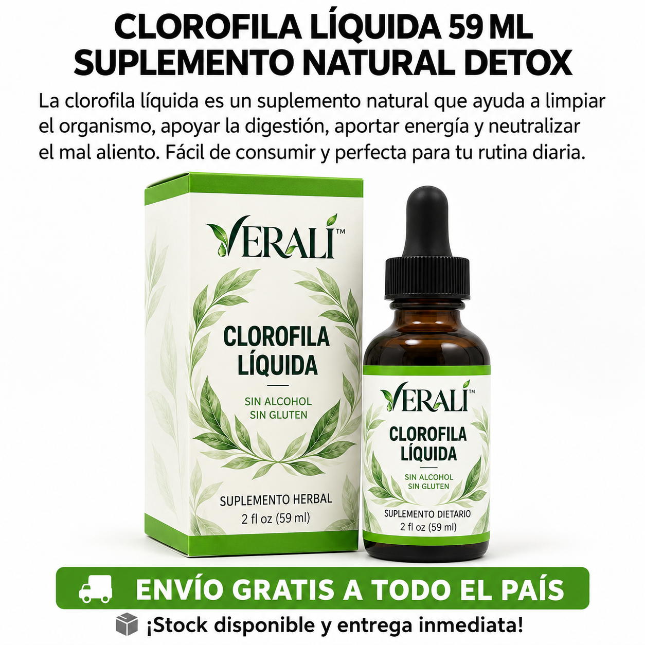 Veralí™ | Clorofila Líquida Premium