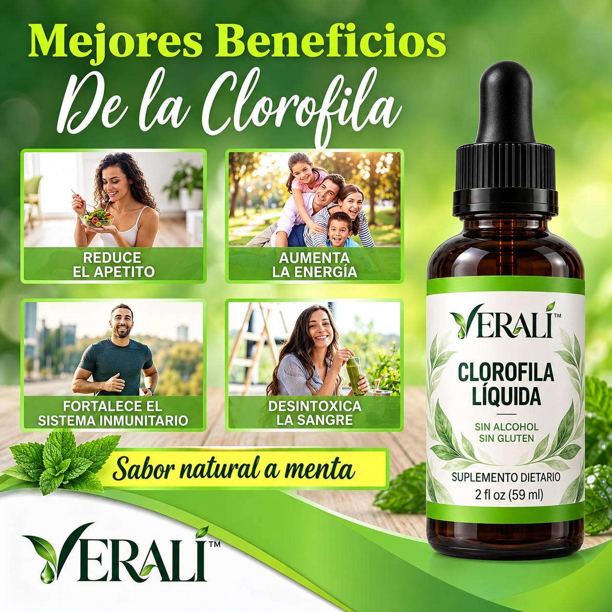 Veralí™ | Clorofila Líquida Premium