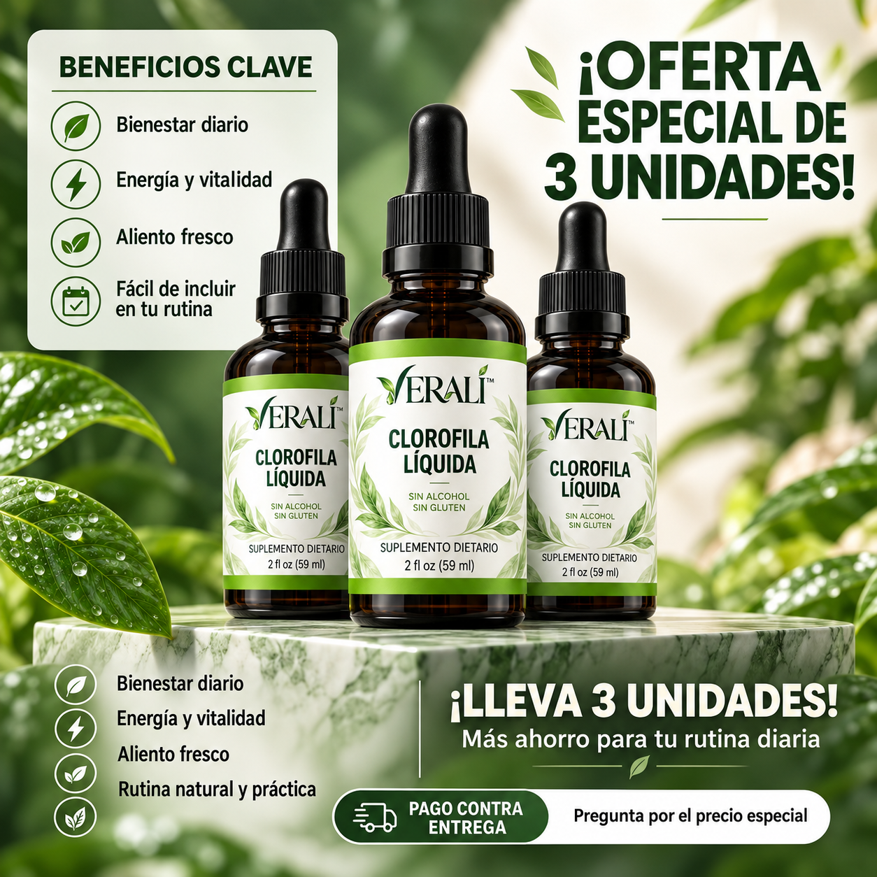Veralí™ | Clorofila Líquida Premium