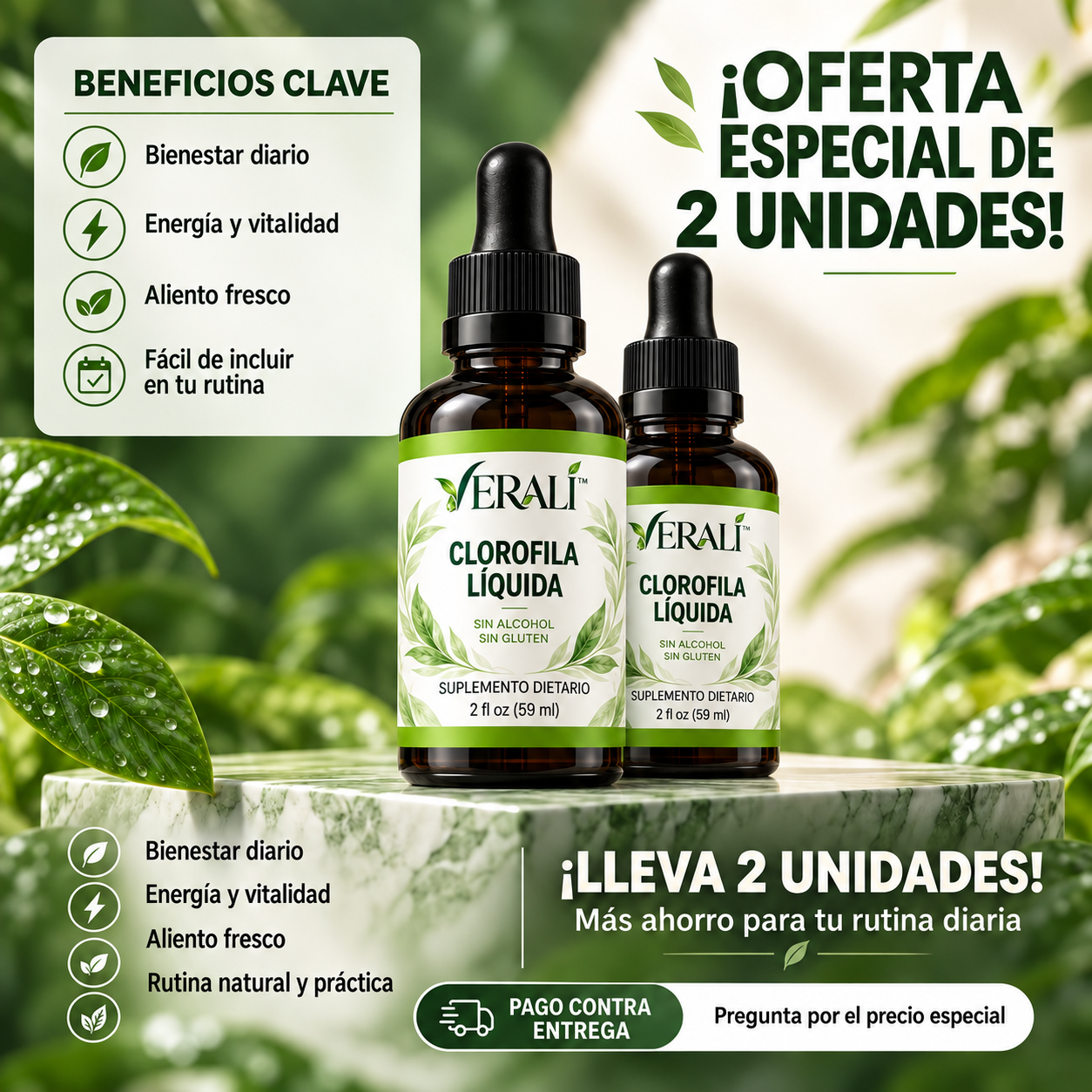 Veralí™ | Clorofila Líquida Premium